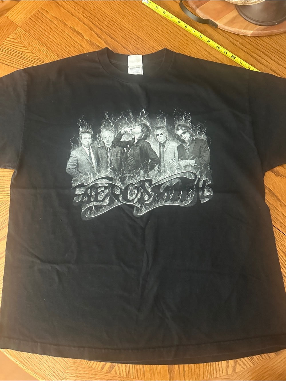 Aerosmith Graphic Band T-Shirt Black Size XL | Classic Rock Tee